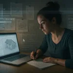 мама обучается архитектуре в REVIT ночью