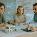 команда работает над проектом с подсказками REVIT